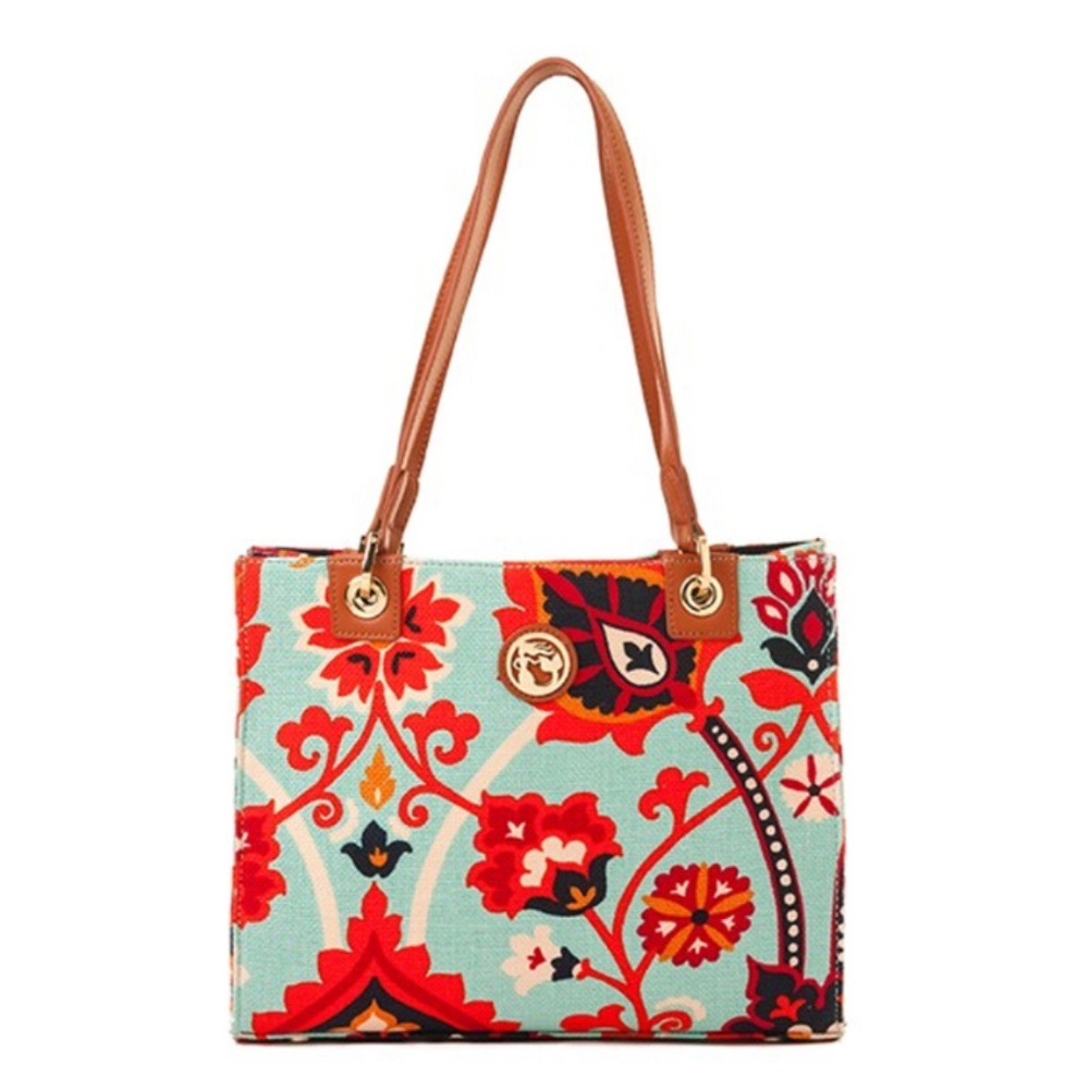 EUC - Spartina 449 Waving Girl Cabana Tote